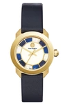 TORY BURCH Whitney Leather Strap Watch, 35mm
