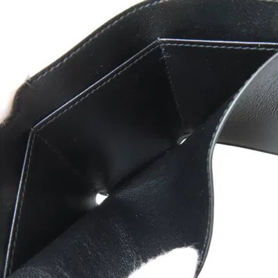 Pre-owned Balenciaga Silver Leather Wallet (tri-fold) ()