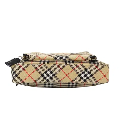 Pre-owned Burberry Blue Label Beige Canvas Fanny Pack Shoulder Bag () In Sand