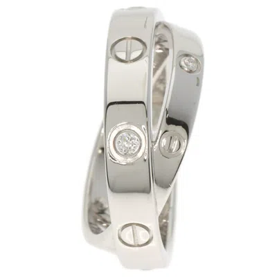 Pre-owned Cartier Love White Gold White Gold (18k) Band Ring ()