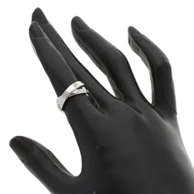 Pre-owned Cartier Love White Gold White Gold (18k) Band Ring ()