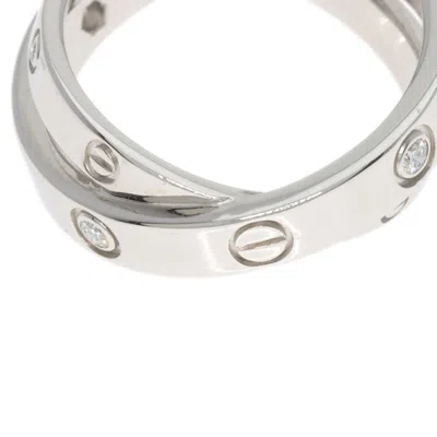 Pre-owned Cartier Love White Gold White Gold (18k) Band Ring ()