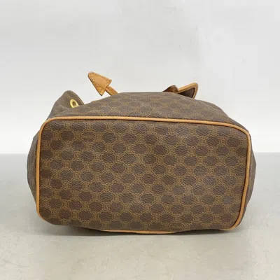 Pre-owned Celine Brown Pvc Backpack ()