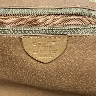 Pre-owned Celine Brown Pvc Backpack ()