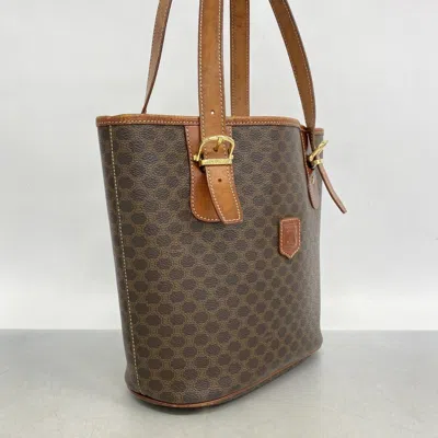 Pre-owned Celine Brown Pvc Tote Bag ()
