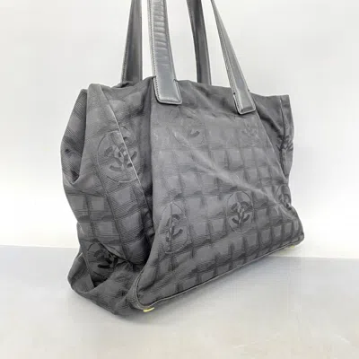Pre-owned Chanel Black Nylon Tote Bag ()
