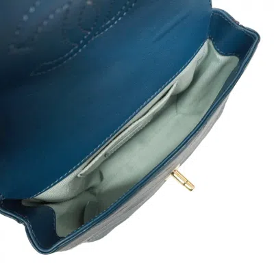 Pre-owned Chanel Blue Leather Shoulder Bag ()