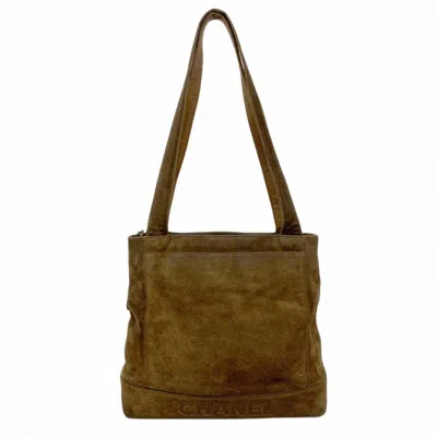 Pre-owned Chanel Brown Suede Shoulder Bag ()