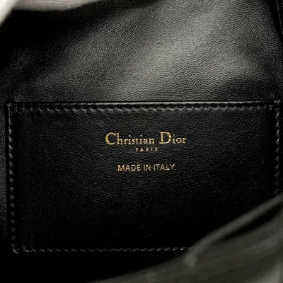 Pre-owned Dior Christian  Black Leather Backpack ()