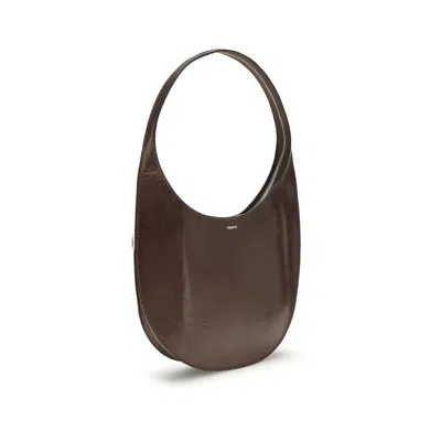 Coperni Brown Calf Leather Bos Taurus Shoulder Women's Bag In Brown
