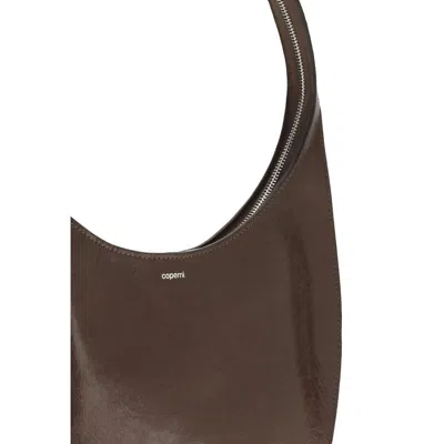 Coperni Brown Calf Leather Bos Taurus Shoulder Women's Bag In Brown