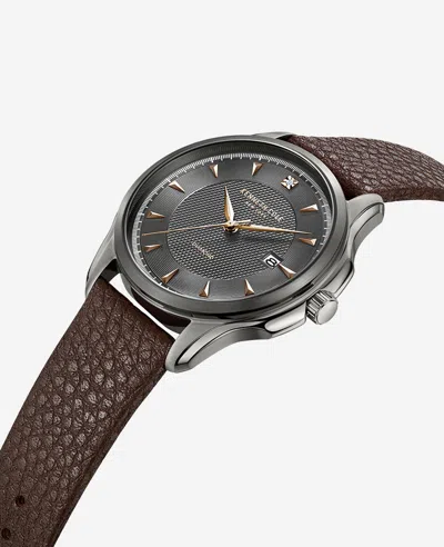 Kenneth Cole Genuine Diamond Strap Watch In Black