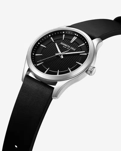 Kenneth Cole Classic Strap Watch In Black