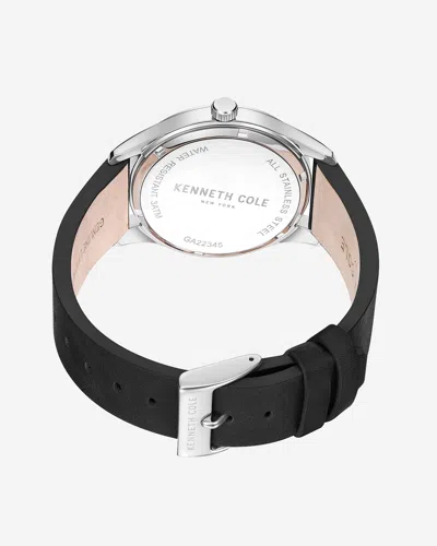 Kenneth Cole Classic Strap Watch In Black