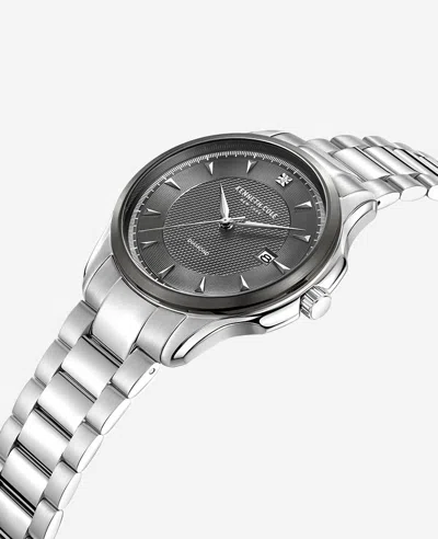 Kenneth Cole Genuine Diamond Strap Watch In Metallic