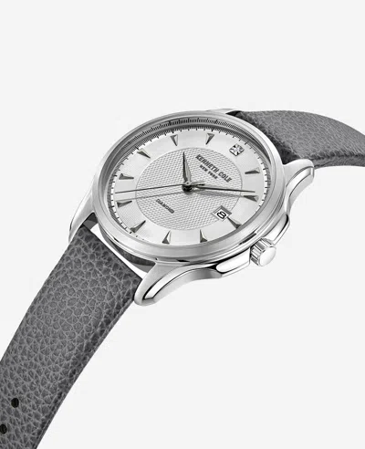Kenneth Cole Genuine Diamond Strap Watch In Metallic