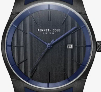 Kenneth Cole Modern Classic Strap Watch In Blue