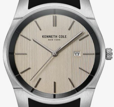 Kenneth Cole Modern Classic Strap Watch In Black