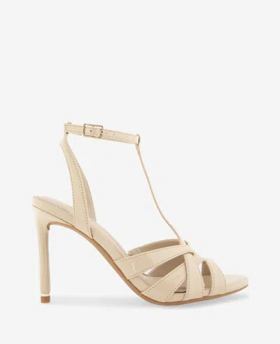 Kenneth Cole Liona Patent Heel In Neutral