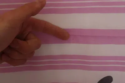 Pre-owned Dolce & Gabbana Pink White Striped Cotton Wrap Shawl Women's Scarf ()