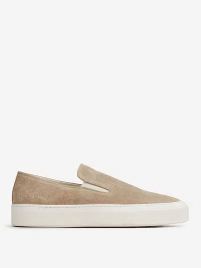 Common Projects Suede Slip-on Sneakers In Neutral