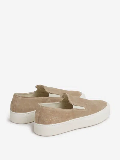 Common Projects Suede Slip-on Sneakers In Neutral