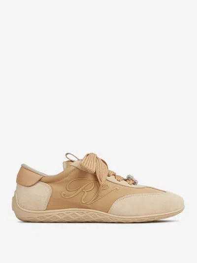 Roger Vivier Sneakers Viv Low In Brown