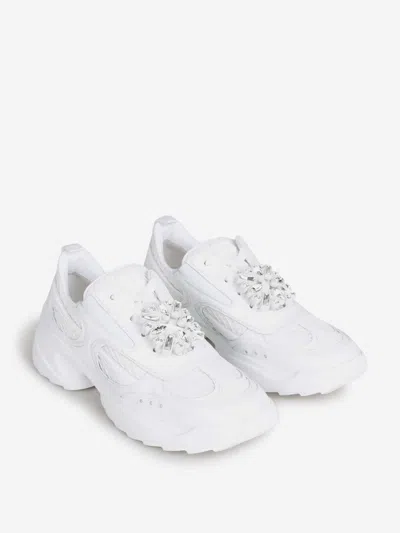 Roger Vivier 'viv' On The Run' Sneakers In White