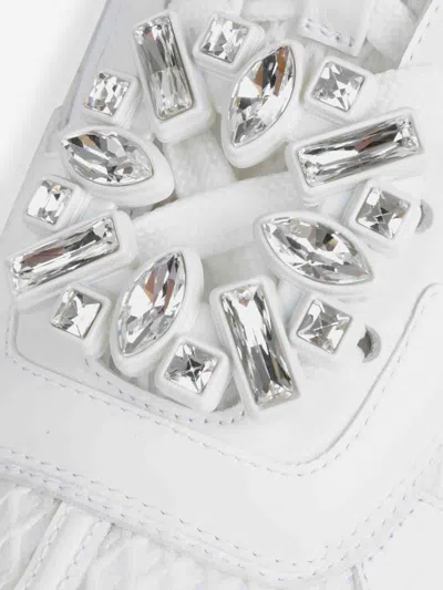 Roger Vivier 'viv' On The Run' Sneakers In White