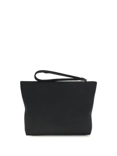 Givenchy Canvas Pouch Bag In Black