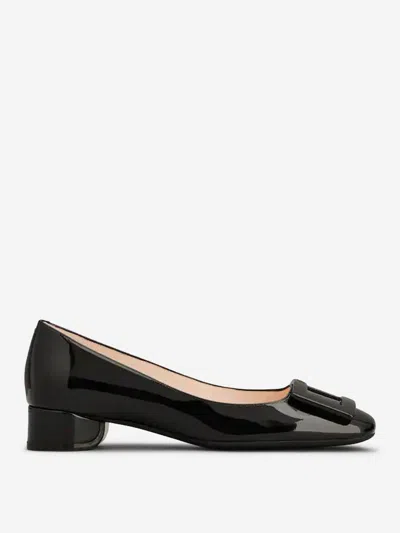 Roger Vivier U Look Ballet Flats In Black