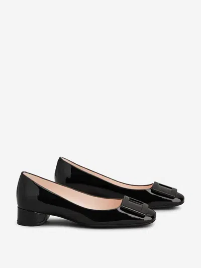 Roger Vivier U Look Ballet Flats In Black