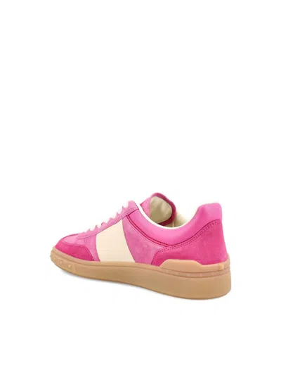 Valentino Velcro Sneakers In Cyclamen And Pink In Pink