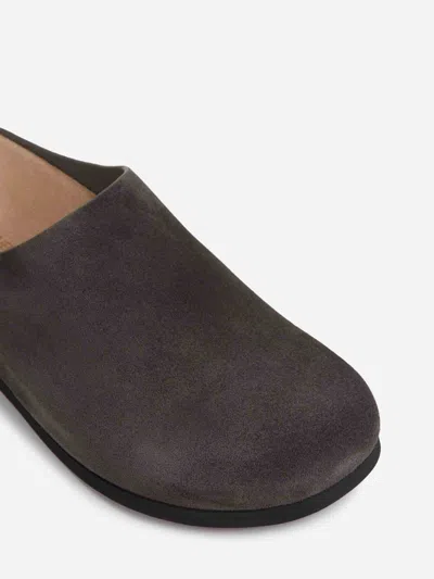 Common Projects Suede Clog Clogs In Black