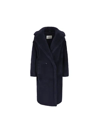 Max Mara Coats In Blue