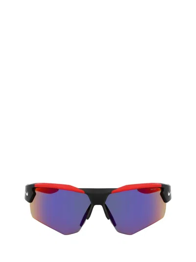 Nike Half Frame Sunglasses In Purple