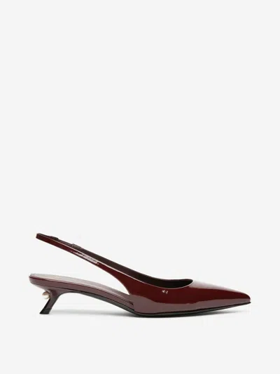 Alevì Milano Slingback Eve Patent Leather In Red