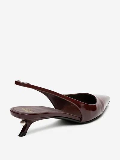 Alevì Milano Slingback Eve Patent Leather In Red