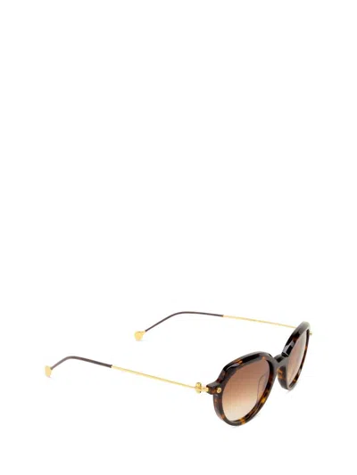 Yohji Yamamoto Sunglasses In Brown