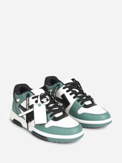 Off-white Out Of Office Sneakers In Green