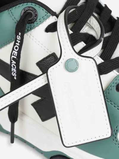 Off-white Out Of Office Sneakers In Green
