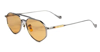 Cutler And Gross Cutler & Gross Sunglasses In Metallic