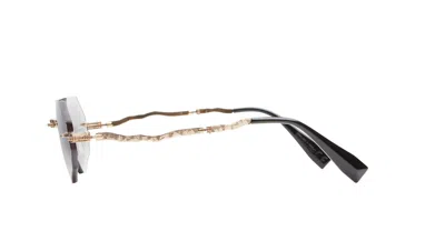 Kuboraum Sunglasses In Gold