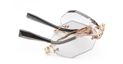 Kuboraum Sunglasses In Gold