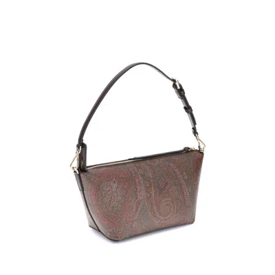 Etro Multicolor Cotton Shoulder Women's Bag In Multi