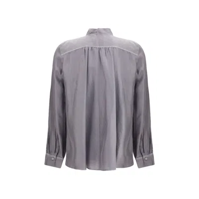 Forte Forte Forte_forte Gray Silk Women's Shirt In Gray