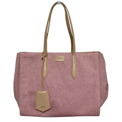 Pre-owned Giorgio Armani Pink Pink Beige Tote Bag ()
