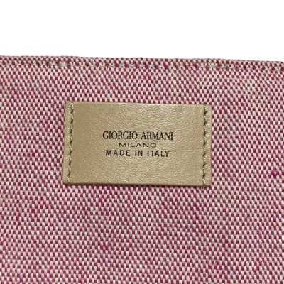Pre-owned Giorgio Armani Pink Pink Beige Tote Bag ()