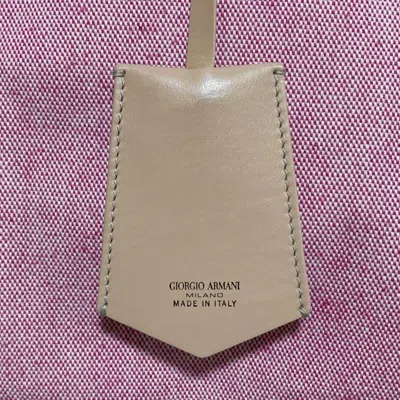 Pre-owned Giorgio Armani Pink Pink Beige Tote Bag ()