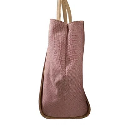 Pre-owned Giorgio Armani Pink Pink Beige Tote Bag ()